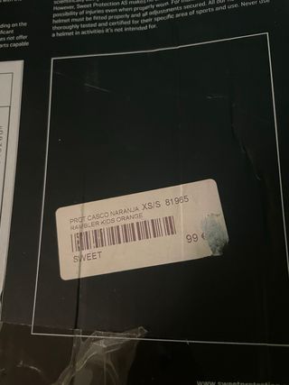 Casco Esquí Infantil Sweet Protection Naranja