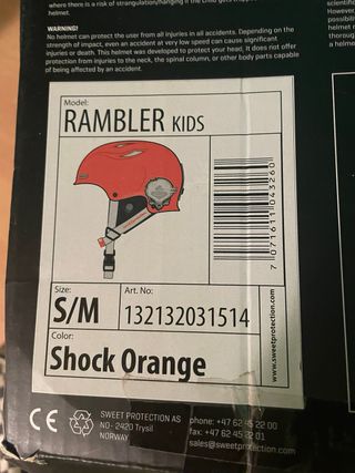 Casco Esquí Infantil Sweet Protection Naranja