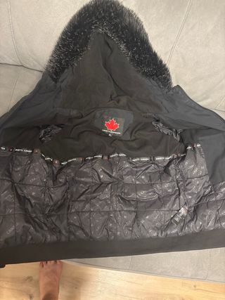Chaqueta Zavetti Canada niño XL Negra