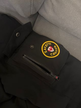 Chaqueta Zavetti Canada niño XL Negra