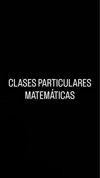 Clases Particulares Matemáticas Ciencias Sociales