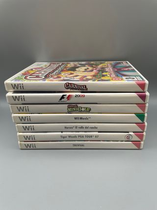 Lote 7 Videojuegos Wii Completos Español