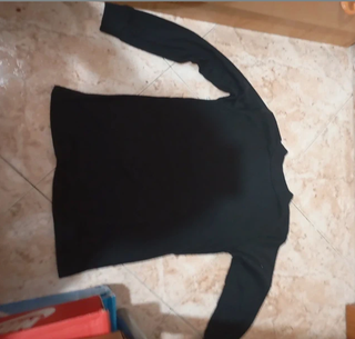 Camiseta térmica negra manga larga