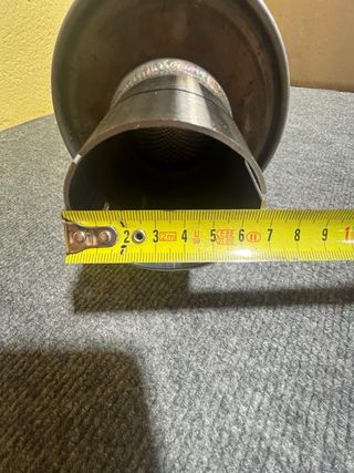 Silencioso SIMONS acero inoxidable 63,5mm