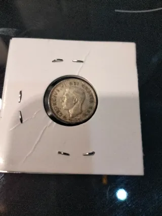 Moeda 10 Cents Canadá 1952