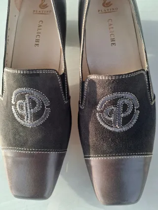 Zapatos de salón marrones Platinum