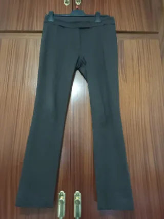 Pantalón Zara Mujer Marrón