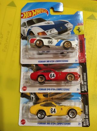 Lotto 3 Ferrari 365 GTB4 Competizione Hot Wheels