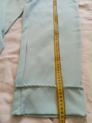 Completo blazer e pantaloni  azzurro pastello