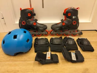 Patines en línea y protecciones infantiles