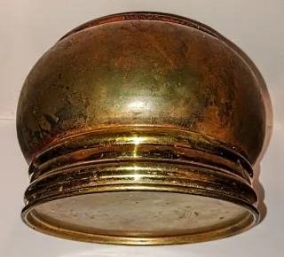 Vaso Rame Ottone Anni '70 DM 24cm H 16cm