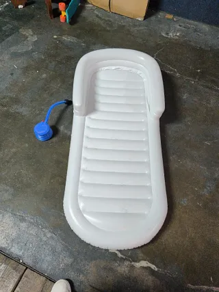 Cuna hinchable para bebé