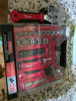 GRAN LOTE HERRAMIENTAS TALLER (BOSCH, POLIPASTO