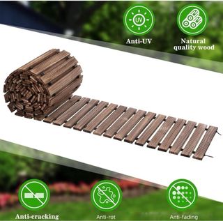 Camino de jardín de madera 20ft/6m