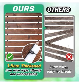 Camino de jardín de madera 20ft/6m