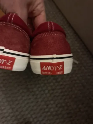 Zapatillas granate talla 38