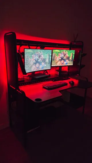 Escritorio Gaming Fredde Ikea Negro