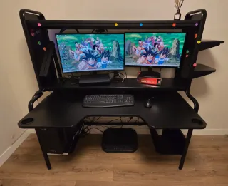 Escritorio Gaming Fredde Ikea Negro