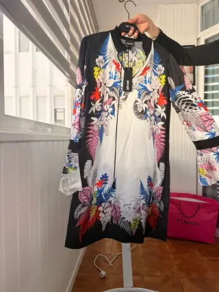 Vestido Just Cavalli estampado floral