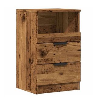 Mesitas de noche madera envejecida (2 uds)