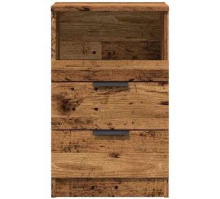 Mesitas de noche madera envejecida (2 uds)