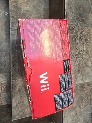 ( CAJA) Nintendo Wii Edición Mario Bros.