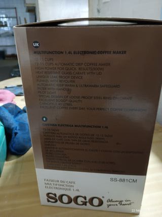 Cafetera SOGO Multifunción 1.4L