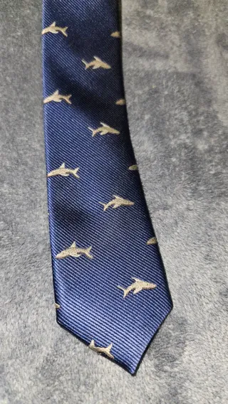 Cravatta per bambini blu 112 cm