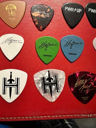 Púas de guitarra rock y metal pick guitar 45€