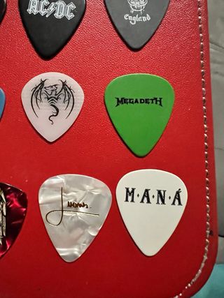 Púas de guitarra rock y metal pick guitar 45€