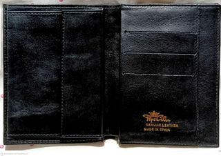 Cartera monedero piel Pepe Alba negra