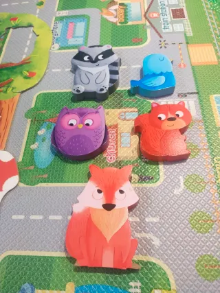 Puzzle Montessori Animales Bosque