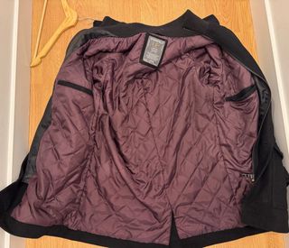 Abrigo de hombre negro