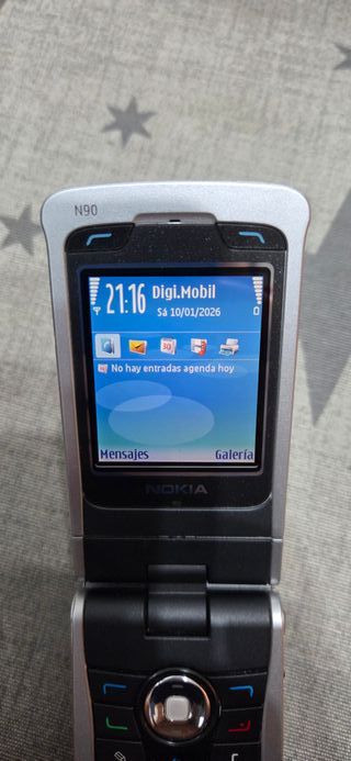 Nokia N90 Libre Plata/Negro