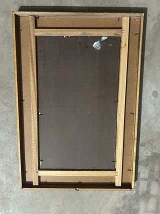 Quadro con cornice in legno