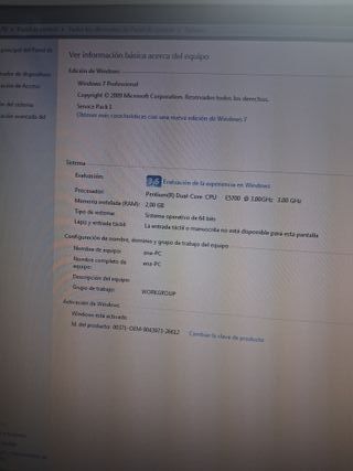 PC DualCore E5700 3GHz 2GB RAM 1TB HD