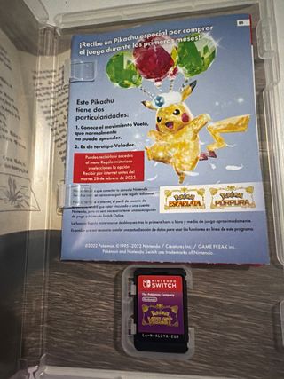 Pokemon Purpura Nintendo Switch RPG