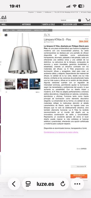 Lampade da soffitto Flos. VENDITA URGENTE PER TRASFERIMENTO