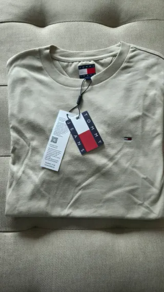 T-shirt Tommy Hilfiger bege