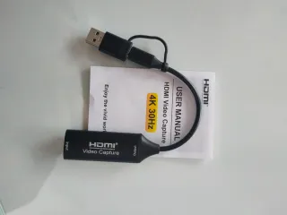 ✅Capturadora HDMI 4K 30Hz USB-C/USB 3.0✅