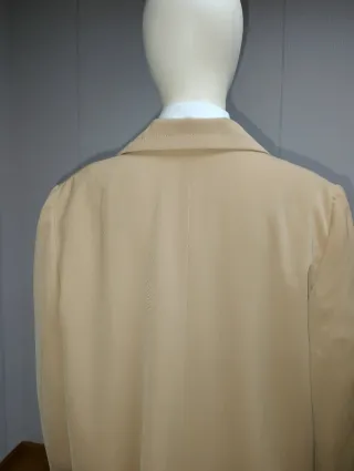 Abrigo camel doble botonadura