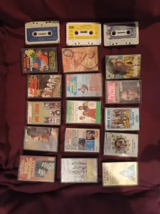 Lote Cintas Cassette Vintage Música Variada