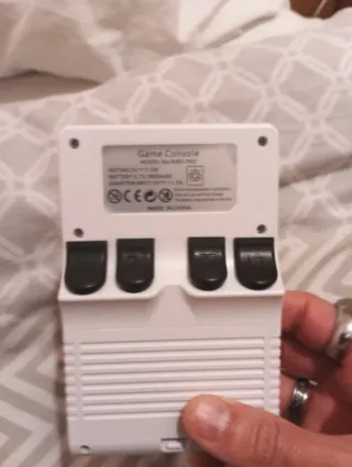 Consola Retro Portátil Blanca