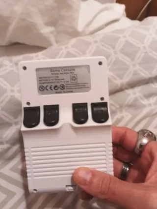 Consola Retro Portátil Blanca