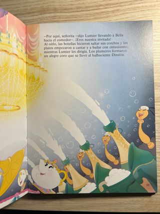 Cuento La Bella y la Bestia Walt Disney