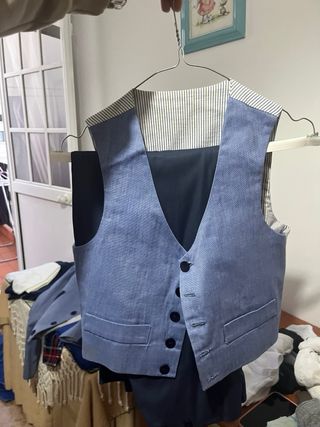 Traje corto completo azul 38/40