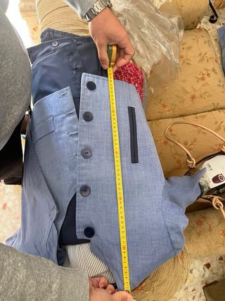 Traje corto completo azul 38/40