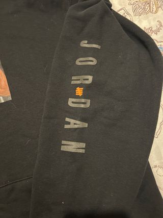 Sudadera Jordan Negra con Estampado