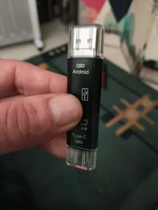 Lector Tarjetas USB C Android 5-en-1 . Nuevo