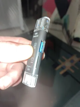 Lector Tarjetas USB C Android 5-en-1 . Nuevo
